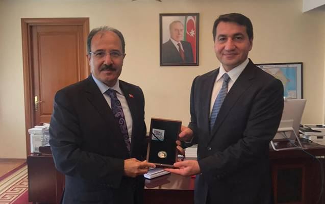 Türkiyə səfiri Hikmət Hacıyevlə GÖRÜŞDÜ 