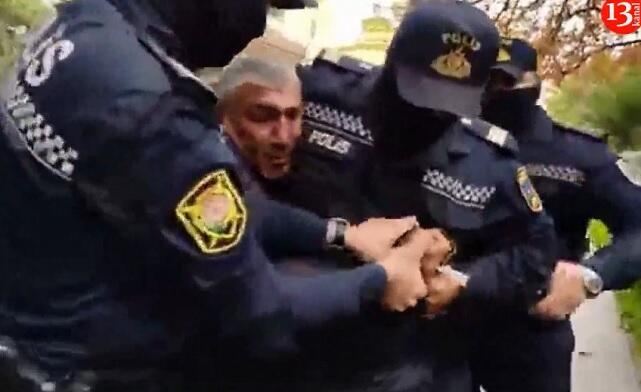 Şahbaz Quliyev PA qarşısında özünü öldürmək istədi... - Video