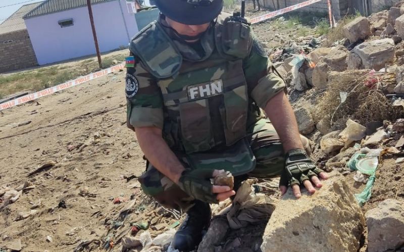 Bakıda qumbara tapılıb 