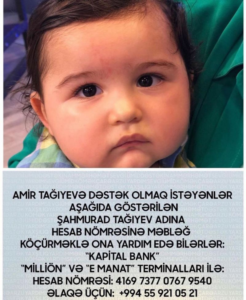 Zaurun verilişində Amir üçün 701 min manat pul yığıldı 