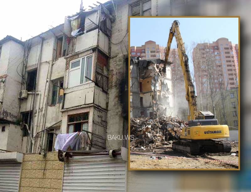 Bakının bu binaları söküləcək - Sakinlərə 1500 AZN kompensasiya veriləcək (FOTOLAR)
