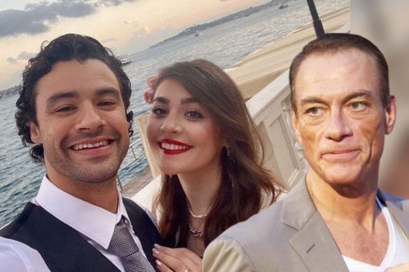 Azərbaycanlı gəlini Van Dammı təbrik etdi - Foto