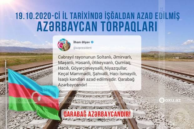 Cəbrayılın 11 kəndinin işğaldan azad edilməsindən iki il keçir - FOTO