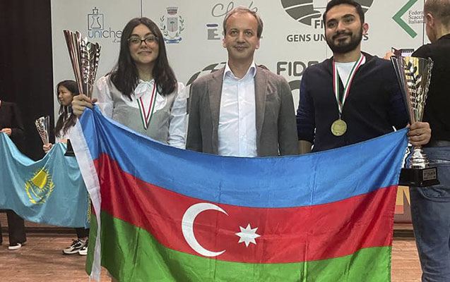 FIDE prezidenti azərbaycanlı dünya çempionlarını təbrik etdi 