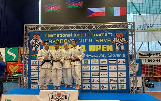 Cüdoçularımız Sloveniyada 7 medal qazandı - Fotolar