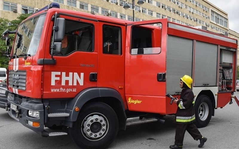 Masazırda restoranda yanğın olub 
