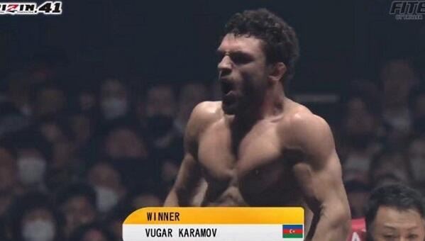 Daha bir MMA döyüşçümüz qələbə qazandı - Video 