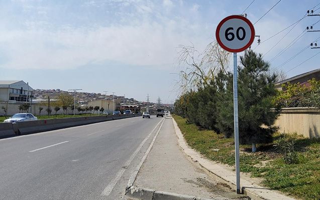 Bakı-Şamaxı yolunda da sürət həddi endirildi 
