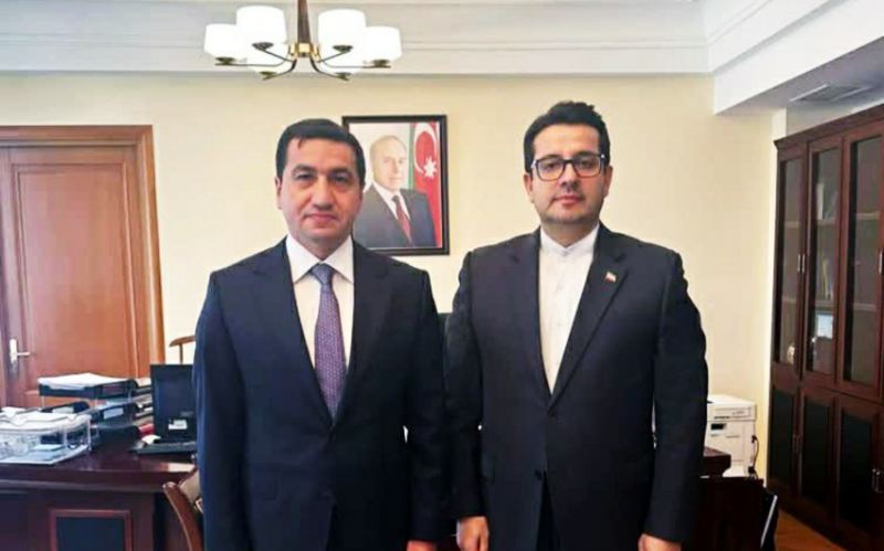 Hikmət Hacıyev İran səfiri ilə regional məsələləri müzakirə edib 