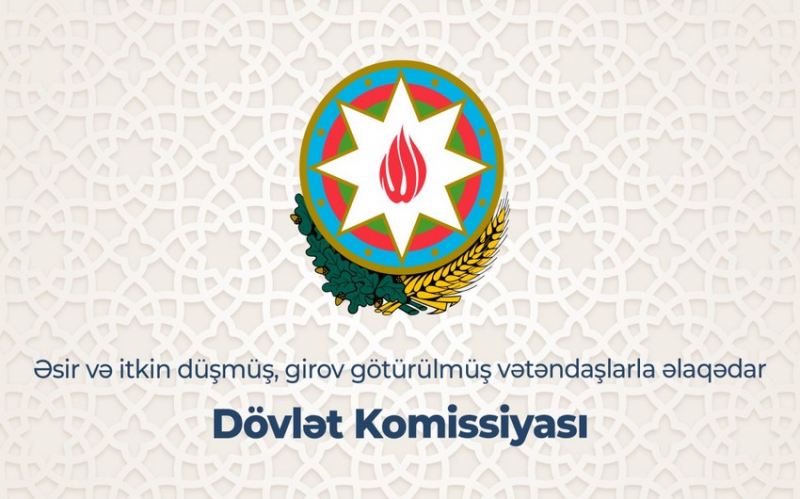 Dövlət Komissiyası əsir düşmüş şəxslərlə hüquq normalarına uyğun davranılmasını tələb edir 