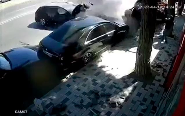 Bakıda dəhşətli qəza - Video