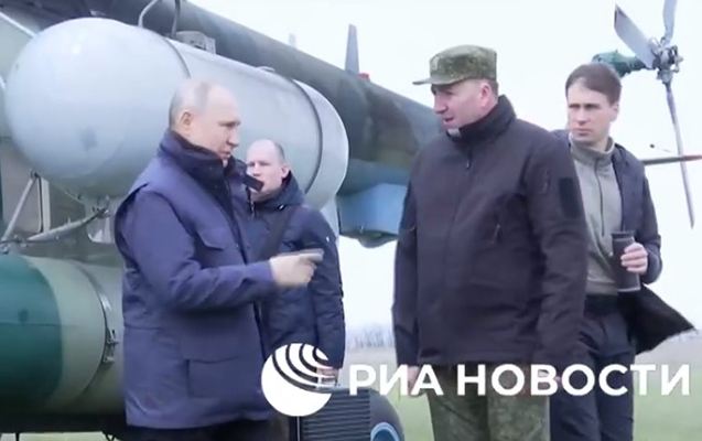 Putin ilk dəfə Xersona getdi - Video 