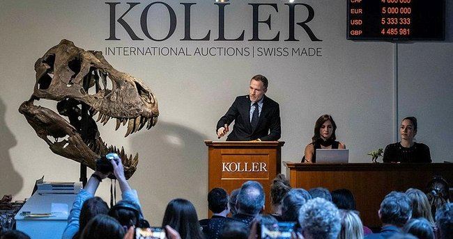 \"T-Rex\" dinozavr skeleti 6,2 milyon dollara satılıb 