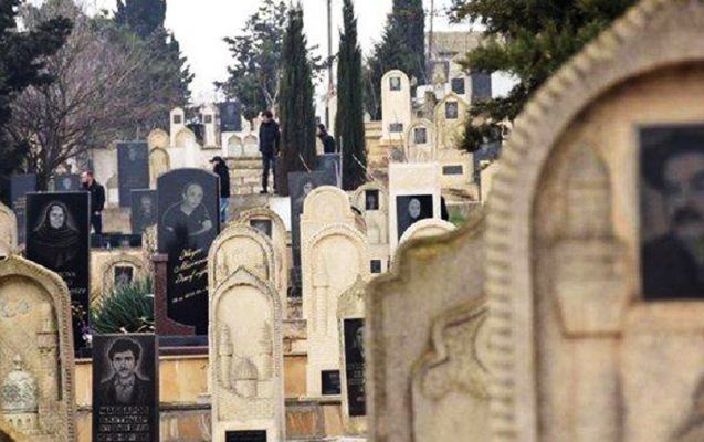 Bakıda qəbiristanlıqda məzar daşları dağıdıldı - DİN hərəkətə keçdi 