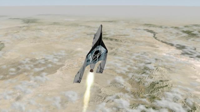 \"Virgin Galactic\"in kosmik gəmisi sınaq uçuşunu uğurla başa vurub 