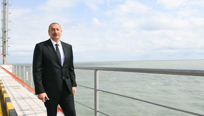 İlham Əliyev Şəmkirə getdi 