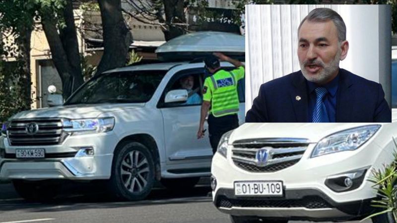 Nemət Pənahlını yol polisi saxladı: Mübahisə yaşandı - VİDEO, FOTOLAR 