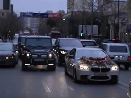Toy karvanında \"Leksus\"la avtoşluq etdi, həbs olundu - Foto 