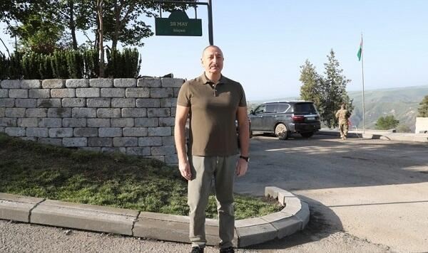 İlham Əliyev və xanımı Laçına getdi 