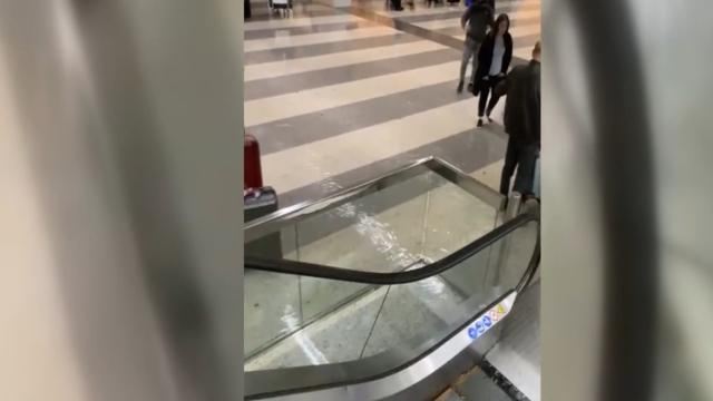 Beyrut beynəlxalq hava limanını su basıb 
