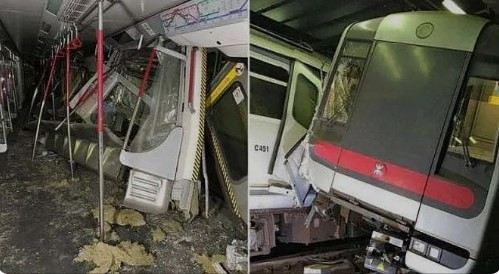Çində metro qəzası: 500 nəfər xəstəxanaya yerləşdirildi