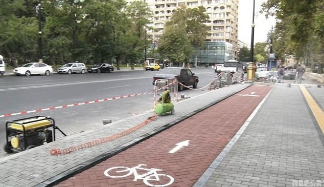 Bakıda uzunluğu 7 km olan velosiped yolu salınacaq 