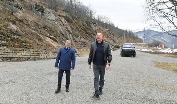 Prezident Şuşada Saxsı bulağında... - Foto 