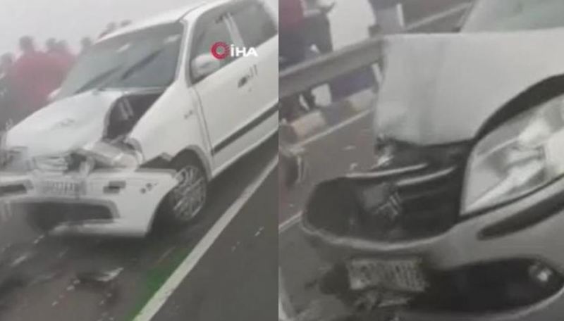 16 avtomobil zəncirvari qəza törətdi 