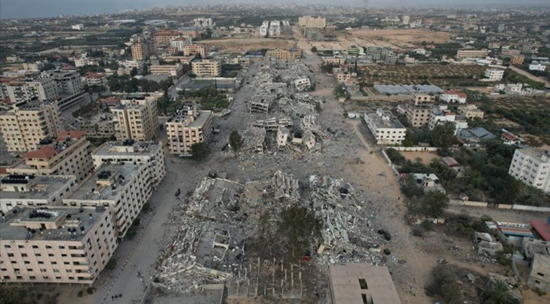 Peyk fotoları İsrailin hava zərbələrinin dağıdıcılığını ortaya qoyur 