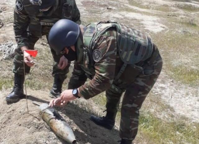 Bakıda top mərmisi tapıldı 