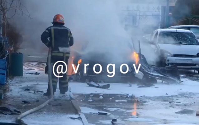 Enerqodarda güclü partlayış oldu - Video 