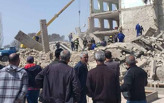 Naxçıvanda məktəb binasının çökməsi ilə bağlı cinayət işi açıldı 