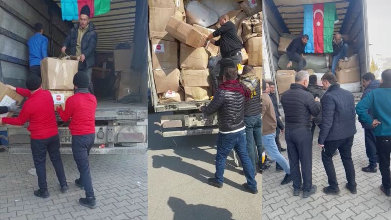 \"Sədərək\" firması qardaş Türkiyəyə yardımları  davam etdirir - VİDEO 