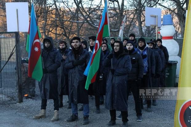 Xankəndi-Laçın yolunda ekofəalların aksiyası 65 gündür davam edir 