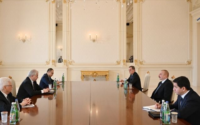 İlham Əliyev Rusiya XİN-in nümayəndəsini qəbul etdi 