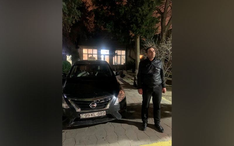 Paytaxtda narkotik aludəçisi olan taksi sürücüsü həbs olunub 
