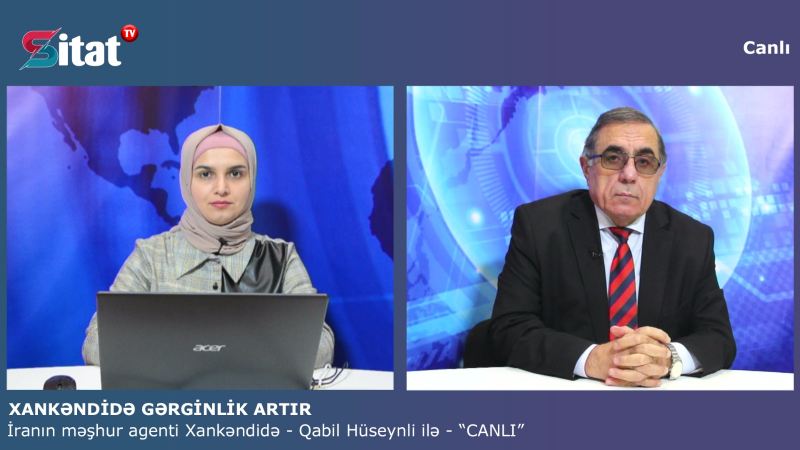 Xankəndidə gərginlik artır: İranın məşhur agenti Xankəndidə - Qabil Hüseynli ilə - \"CANLI POLEMİKA\"