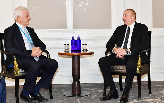 Prezident Münhendə daha bir görüş keçirdi - Foto 