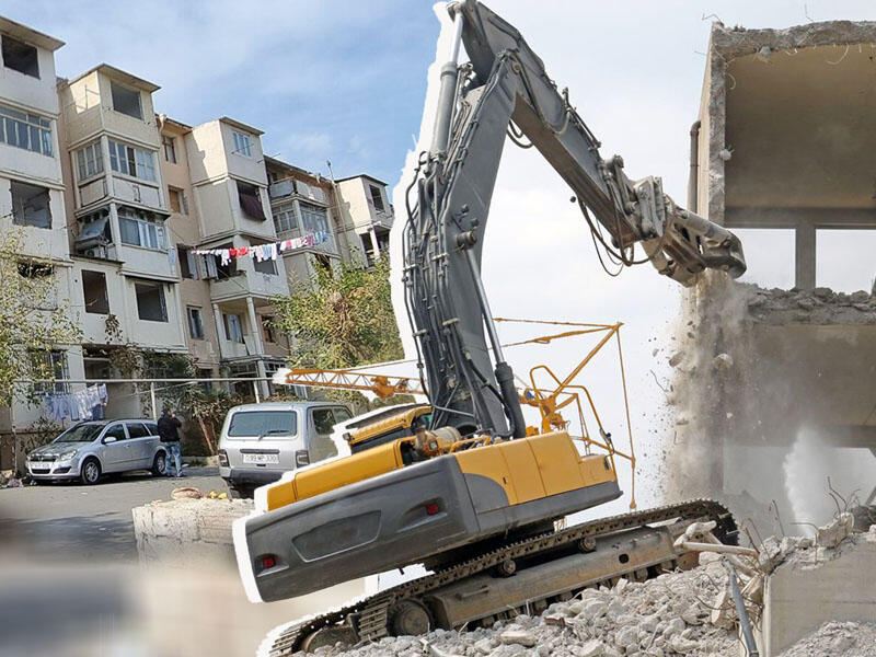 Bakının bu ünvanında bina sökülür - Kvadratına 2 min AZN kompensasiya