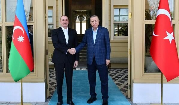 İlham Əliyevlə Ərdoğan arasında görüş başladı 