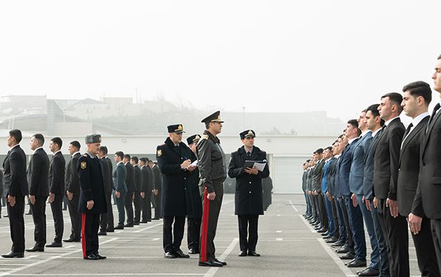 55 müharibə iştirakçısı polisdə işə qəbul olundu 