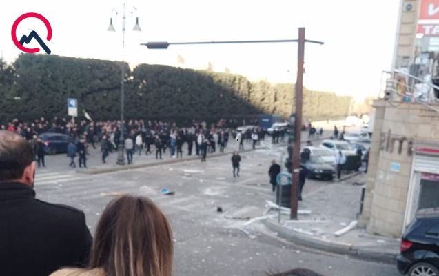 Bakıda binada partlayış oldu - Ölən var- Video 
