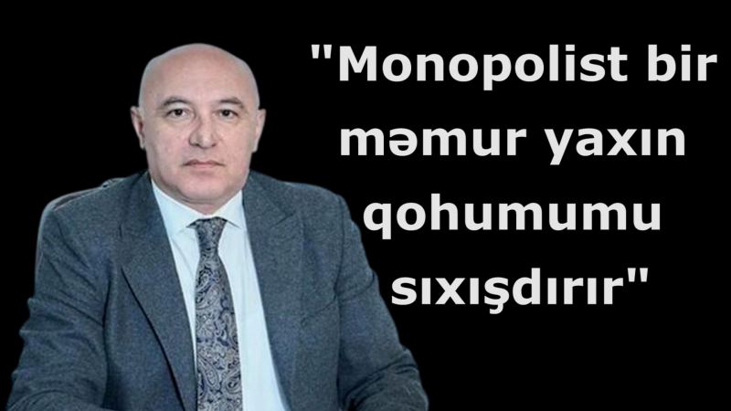 \"Monopolist bir məmur yaxın qohumumu sıxışdırır\": Partiya sədrindən şok açıqlama - VİDEO