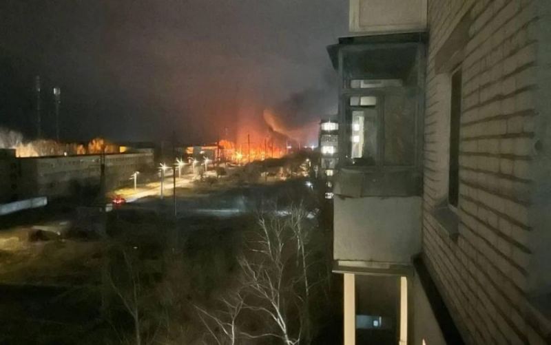 Berdyanskda Aleksey Kiçkinin avtomobili partladıldı (video) 