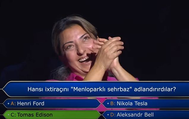 Tarix müəllimi “Milyonların şousu”nda 8 min qazandı - Video 