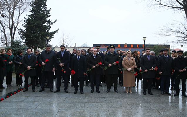 Rayon rəsmiləri “Güllə yağışı”nda - Foto