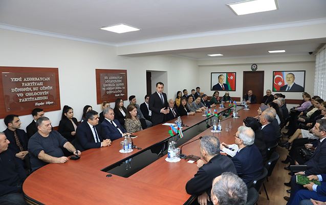 Nizami rayonunda dəyirmi masa keçirilib 
