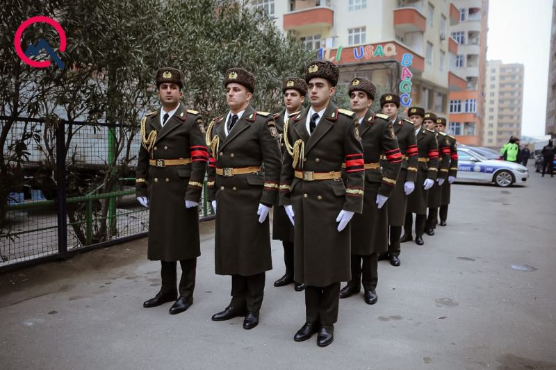 Şəhid Orxan Əsgərovla vida mərasimi keçirilir - Fotolar 