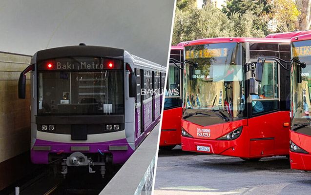 Metro və avtobuslarda gedişhaqqı artırıldı 