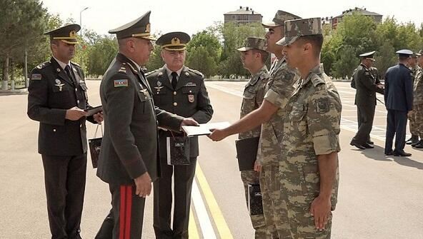 “Zabit hazırlığı kursu”nun buraxılış mərasimi - Video 